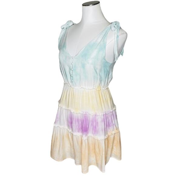 Storia Tie Dye Tiered Romper - Picture 5 of 11